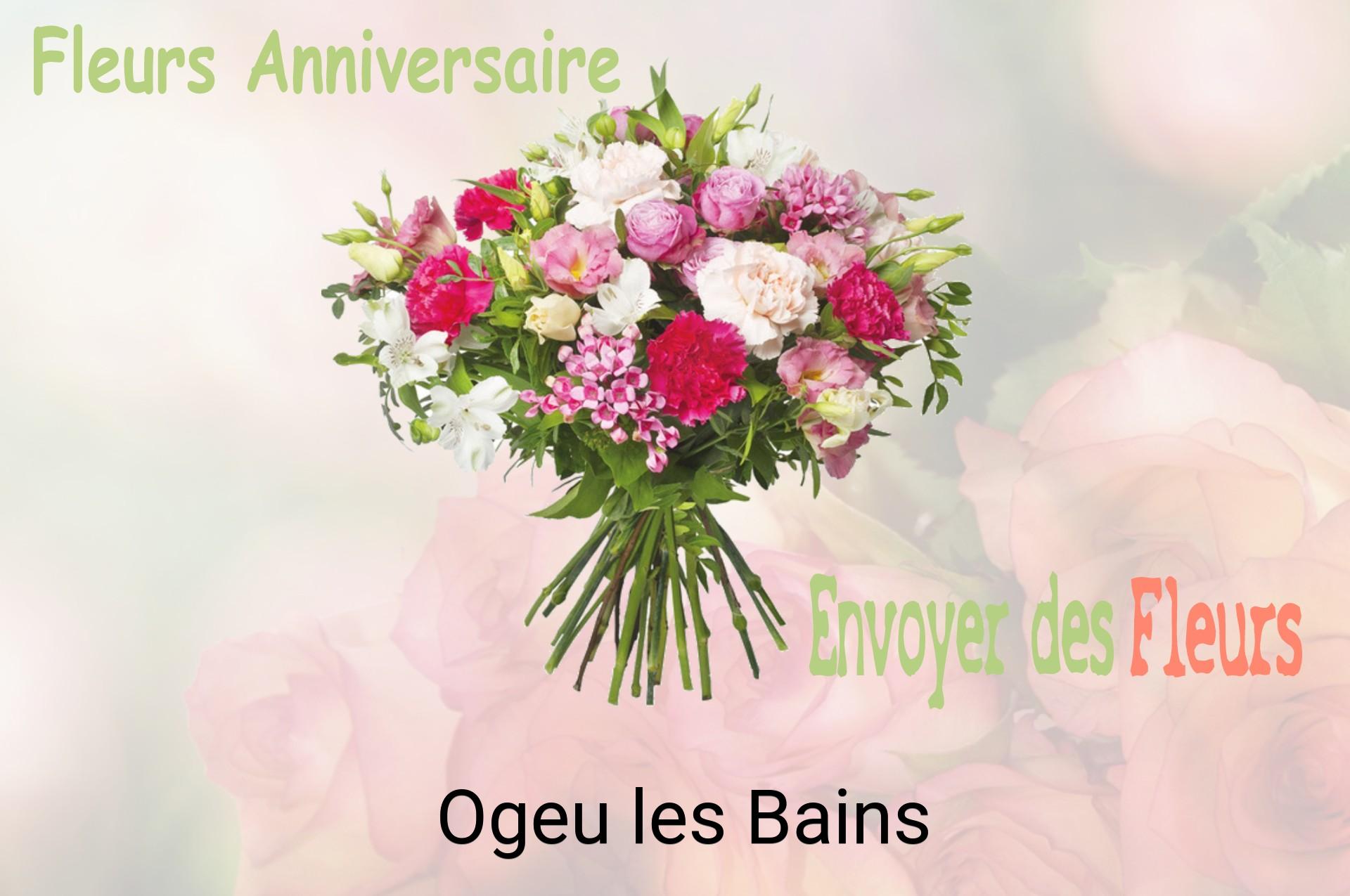 Bouquet de fleurs d’anniversaire livré à Ogeu-les-Bains